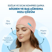 Migren ve Baş Ağrısı Giderici Başlık – Soğuk ve Sıcak Kompres Şapka